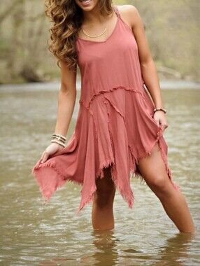 Free People Tattered Up Dress
